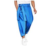 Générique Pantalon Cargo Homme Casual Chic Pantalon Homme Habillé Pantalon Medieval Homme Pantalon Costume Homme avec Poche Pantalon Homme Combinaison Pantalon Soirée Pantalon Vintage Homme