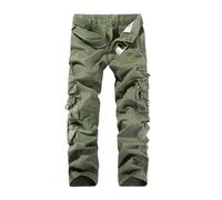 Générique Pantalon Cargo Homme Pantalon Cargo De Travail pour Homme, Salopette de Sport Décontractée à Poches Multiples pour Homme Style Urbain Démodé Confection Durable Casual Sweatpants de Loisirs