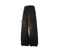 Générique Pantalon Cargo Homme - Pantalon De Travail Homme Hiver Chaud Pantalons d'été pour Hommes Droits Tendance décontractés pour l'extérieur Les Voyages Les vêtements de Sport (Black S)