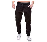 Générique Pantalon Chantier Homme de Ville Baggy Jogging Pantalons de Sécurité Mode avec Cordon Coulissant Training Vetement Pantalon Cargo Japonais Homme Noir XXL