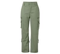 Générique Pantalon Chic Femme Hiver,Pantalon De Travail RéTro FrançAis à Jambes Larges Poches DéContractéEs Amples Et Droites (Green, M)