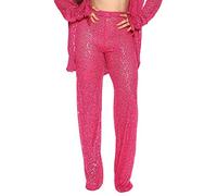 Générique Pantalon Chic Femme,Mesdames DernièRe Conception Pantalons DéContractéS Taille Haute éLastique Pantalons Plaid Pantalon Personnalisé (XL)