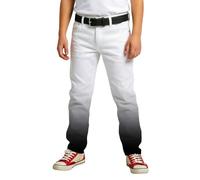 Générique Pantalon Chino pour Garçon Cargo À Dégradé Coupe Droite avec Multi-Poches Streetwear Urbain Tendance Pantalons Décontracté Effet Dégradé Jambes Droites Pantalon De Costume