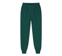 Générique Pantalon De Jogging Femme Pantalon De Survêtement Classiques Quotidien Pantalon De Randonnée Femme Taille Coulissante Ample Confortable Décontracté En Coton Polyester Vert Taille XL