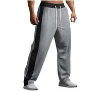 Générique Pantalon de Jogging Homme 2025 Automne Hiver Élastique Taille Haute Coloration Mixte Coupe Ample Jogging Pantalons Décontractés Pantalon en Cours d'exécution