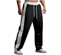 Générique Pantalon de Jogging Homme 2025 Automne Hiver Élastique Taille Haute Coloration Mixte Coupe Ample Jogging Pantalons Décontractés Pantalon en Cours d'exécution