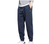Générique Pantalon de Jogging Homme Automne Hiver Élastique Taille Haute Couleur Unie Jogging Pantalons Entraînement Quotidien Simplicité Pantalon en Cours d'exécution avec Zippé Multi-Poches