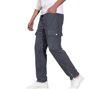 Générique Pantalon De Pyjama Marron Pants with Relaxed Fit Joggers Athletic Outdoor Straight Leg Pants Gendarmerie Nationale (Grey, S)