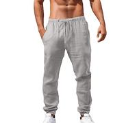 Générique Pantalon de Sport Long pour Homme,Pantalon Taille Elastique Toile Pants Golf Décontracté Urban Coupe ajustée Utilitaire Travail L’Extérieur Camping