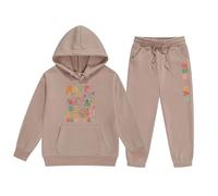 Générique Pantalon de Survê Et Ensemble à Capuche Tement Ensemble Fille Pull à Capuche et Pantalon Confortable Tenue Décontractée Nouvel an 2067 Vêtement Enfant Mode