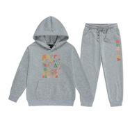 Générique Pantalon de Survê Et Ensemble à Capuche Tement Ensemble Fille Pull à Capuche et Pantalon Confortable Tenue Décontractée Nouvel an 2056 Vêtement Enfant Mode