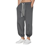 Générique Pantalon De Survetement Homme,Pantalon De Jogging DéContracté pour Homme Coupe Ample avec Broderie De Lettres Confortable à Poignets éLastiques pour Le Quotidien Et Le Sport
