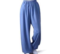 Générique Pantalon De Tai Chi Confortable Respirant Arts Martiaux Tai Chi Pantalon D'EntraîNement Pantalons pour Arts Martiaux Taiji Kung Fu Wushu Yoga Femme Homme Pantalon DéContracté Jambes,01,L