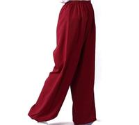 Générique Pantalon De Tai Chi Confortable Respirant Arts Martiaux Tai Chi Pantalon D'EntraîNement Pantalons pour Arts Martiaux Taiji Kung Fu Wushu Yoga Femme Homme Pantalon DéContracté Jambes,05,L