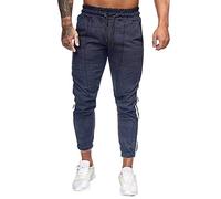 Générique Pantalon De Travail Hiver Homme - Pantalon Cargo Velours Homme Hommes Splicing Striped Overalls Casual Pocket Sport Work Casual Pantalon Pantalon (Navy L)
