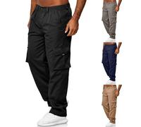 Générique Pantalon de Travail Homme avec des Poches Genouillere Vetements de Travail, Grande Taille S - XXXL, Pantalon Cargo Homme Poches Multifonctions