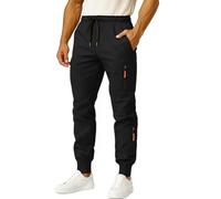 Générique Pantalon De Travail Homme Cargo Homme Oversize Tactique Softshell Randonnée Baggy Imperméable Chasse Anti Coupure Grande Taille Sécurité Trekking Habillé Apex Vêtements 1#Noir M