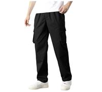 Générique Pantalon De Travail Homme Cargo Stretch Taille Elastique Décontracté Léger Été Pantalon Résistant Extérieur Sécuritaire Casual pour Sortie avec Cordon De Taille Et Poches Utilitaires (XXL)