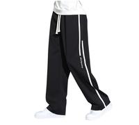 Générique Pantalon De Travail Homme,Travail Survetement Toile Pants Workout rétro Léger et Respirant Mode Regular Leisure pour Utilitaire L’Extérieur Camping