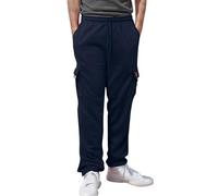 Générique Pantalon Déchiré pour Hommes Feet Multi Cargo Pants Leggings Thermiques Hommes (Navy, L)