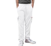 Générique Pantalon Déchiré pour Hommes Feet Multi Cargo Pants Leggings Thermiques Hommes (White, XXXXXL)
