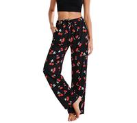 Générique Pantalon décontracté Doux et Extensible pour Confort Optimal Quotidien, Maison et Lors d'activités physiques légères. (Black, M)