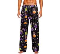 Générique Pantalon décontracté Homme avec imprimé Halloween Coupe Ample Confort Optimal idéal pour vêtement de Nuit Sorties Quotidiennes promenades Saison Automne Hiver Printemps Lavage Machine