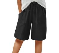 Générique Pantalon Décontracté Homme Léger Confortable Respirant pour Un Style Estival Moderne et Élégant (Black, XL)