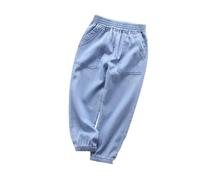Générique Pantalon Denim pour Enfants et garçons - Coupe fuselée Tactique décontractée à Domicile - Jean Cargo Slim Style Polyvalent pour activités Quotidiennes (Sky Blue, 3-4 Years)