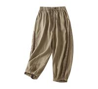 Générique Pantalon Detente Femme Fluide Jaune Yogi Large Ete Ample Vetement Tenue Indienne pour Blanc Pantacourt Lin Noir Été Leger Legging Yoga Resserré Cheville Plage De Indien