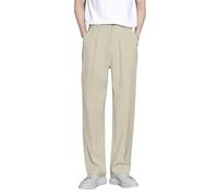 Générique Pantalon Droit drapé Confortable pour Homme dans Un Style coréen Moderne pour Un Usage Quotidien