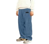 Générique Pantalon Droit en Velours CôTelé pour GarçOn,Doux Au Toucher et Confortable à Porter,Uni,avec Poches,IdéAl pour L'éCole et Les Loisirs(Blue,140)