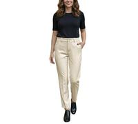Générique Pantalon Droit Mi-Long Coupe Cintrée Taille Moyenne Stretch Confortable Jambes Allongées(Khaki, S)