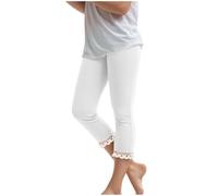 Générique Pantalon D'uniforme Scolaire Pour Filles Leggings Doublé Chaud Polaire Fille Hiver Thermo Fleece Pantalon Long Thermique Coton Legging Chaud Femme Hiver Leggings Fille Collant Blanc Legging