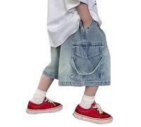 Générique Pantalon en Jean Baggy, Slim Fit Tapered Jeans GarçOn Cargo Large DéContracté avec Taille éLastique Extensible Mode Denim RéTro Style AnnéEs 90 Hip Hop Streetwear Garcon 14 Ans |