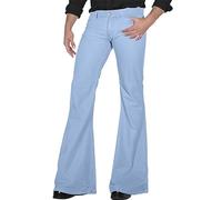 Générique Pantalon évasé Homme Vintage Pantalon À Pattes D'éléphant Homme Disco des Années 70 pour Homme Slim Pantalon Cargo Homme Casual Chic Pantalon Pantalon évasé pour Homme Coupe Ajustée