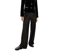 Générique Pantalon Femme Brilliant avec Paillettes Pantalons Droit Décontractées Pantalon de Carnaval Tendance Pantalons de Fête Slim Fit Pants de Disco Scintillante pour Soirées à Thème