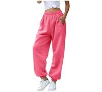 Générique Pantalon Femme Chic Et Elegant Hiver,Pantalon De Sport Taille Haute avec Poches Taille Haute Exercice De Gymnastique Coupe CintréE Pantalon De Jogging Pantalons DéContractéS (S)