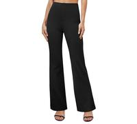 Générique Pantalon Femme Chic et Elegant Taille Haute, Pantalon Palazzo Femme Décontractés, Pantalon Fluide Femme Ample, Pantalon Costume Femme Casual, Pantalon Droite Femmes avec Poches Pas Cher