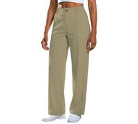 Générique Pantalon Femme De Golf Coupe Confortable Et Ample Taille Haute Style Chic Et Sportif avec Poches Couleur Unie Pantalon Respirant Et Flexible pour Le Golf Et Le Travail Pants