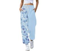 Générique Pantalon Femme Taille Haute Women's Bottom Sweatpants Joggers Pants Workout High Waisted Yoga Pants with Pockets Pantalon De Noel Femme Pantalon Femme Taille Basse Pantalon Femme Fluide