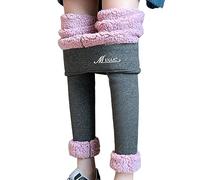 Générique Pantalon Hiver Femme,Pantalons De Sport Chauds Yoga Fitness Pantalons en Maille Pantalons De Yoga Courts Versions en Molleton (Dark Gray XL)