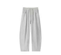 Générique Pantalon Homme Blanc - Pantalon Lin Blanc Homme Pantalon d'été décontracté et Ample pour Homme Confortable et Respirant idéal pour Les activités de Plein air et la détente