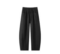 Générique Pantalon Homme Blanc - Pantalon Lin Blanc Homme Pantalon d'été décontracté et Ample pour Homme Confortable et Respirant idéal pour Les activités de Plein air et la détente