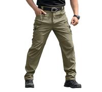 Générique Pantalon Homme Cargo Militaire Vetement de Travail Impermeable Slim Peche Ceinture Imperméable Mode Été Camouflage VTT Ample Hiver Pluie Jogging Pantalon de Randonnée Homme XXL