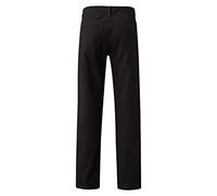 Générique Pantalon Homme Denim Droit Bleu Automne Hiver Classique Décontracté Pantalons Homme Jeans Noir Ajustée Mode Punk Slim Fit Men Pants Bouton Fermeture éclair Jean Pantalon De Chef Noir (M)