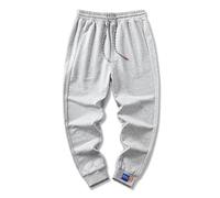 Générique Pantalon Homme Doux Business Larges Pants Coupe Ajustée Décontracté À Rayures Et La Taille Jogging Hommes Foot Short Boxe Anglaise Armee pour Toutes Les Saisons (Grey,M)