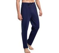 Générique Pantalon Homme Large, Pantalon de Jogging décontracté pour Homme Coupe Ample avec Jambes Droites et Ouvertures Bas Sport Confortable