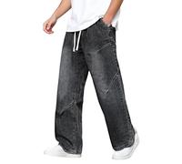 Générique Pantalon Homme Regular Fit, Pantalon décontracté en Denim Extensible pour Homme Coupe Confortable et Design Classique idéal pour Un Usage Quotidien avec Tissu Durable