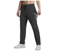 Générique Pantalon Homme Taille Élastique, Legging Décontracté Homme Élastique à Imprimé Floral avec Ceinture Pantalon de Survêtement Hygiénique Quotidien Confortable